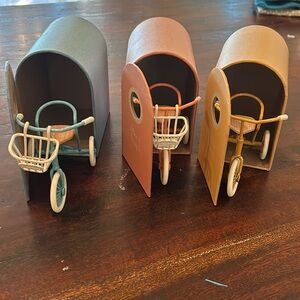 Maileg mouse tricycles - set of 3